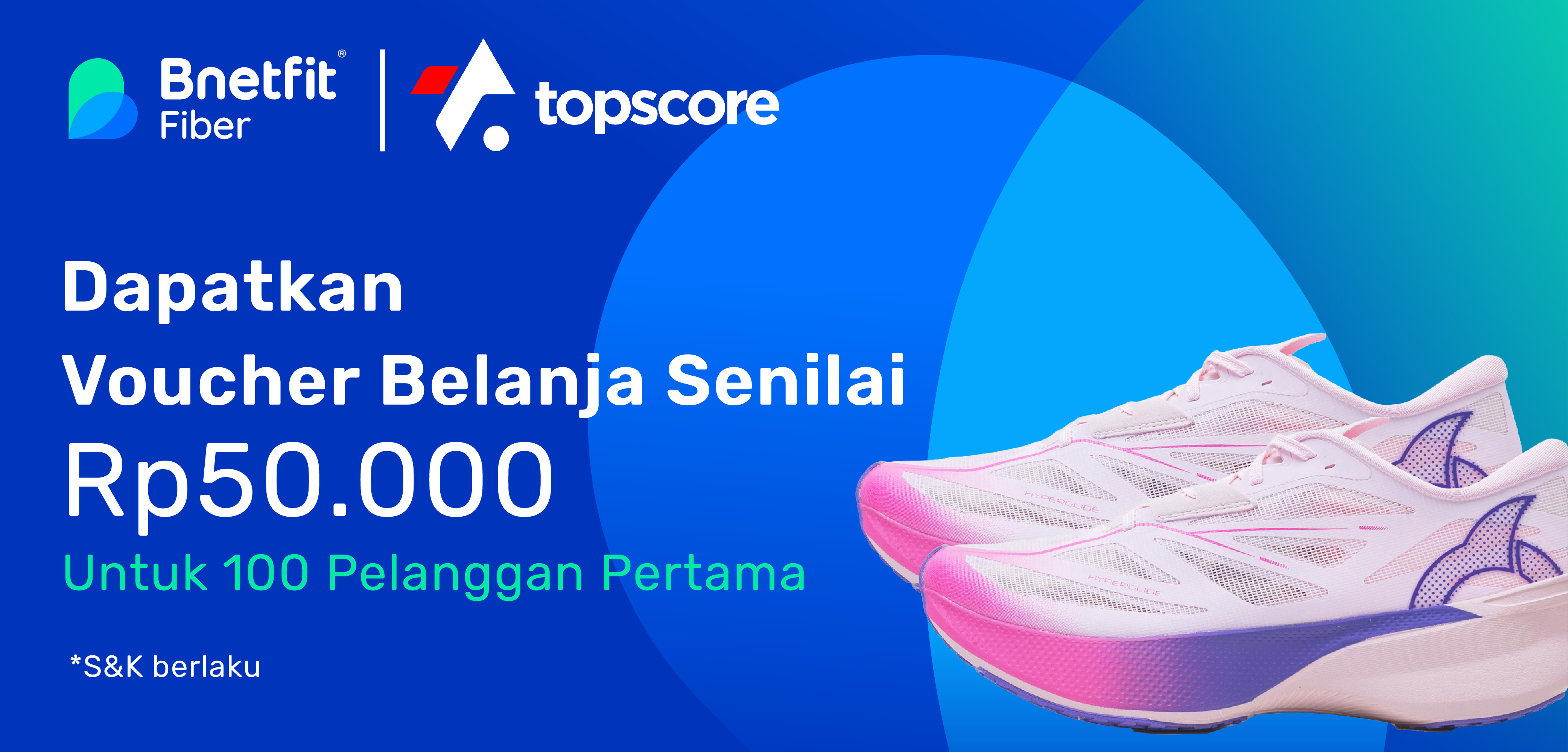 Voucher Belanja Topscore senilai Rp50.000