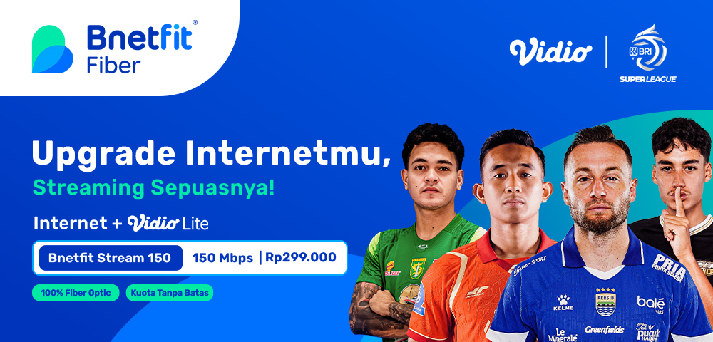 Cara Akses Vidio di Bnetfit Stream